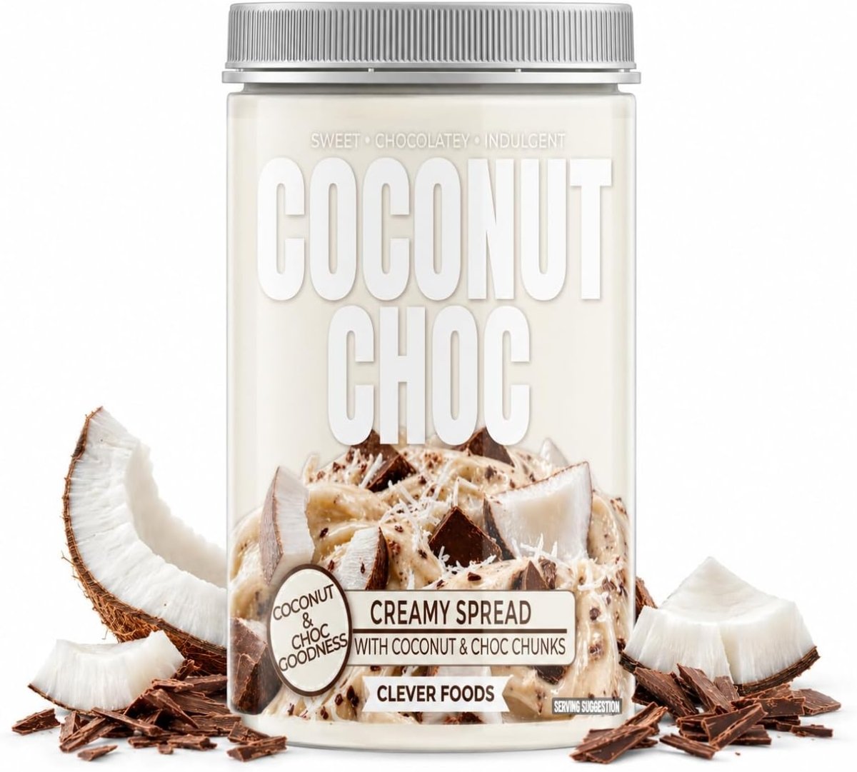 Coconut Choc Spread | Chocolate Coconut Dessert Spread | Clever Foods