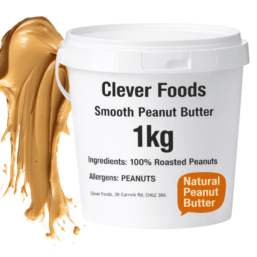 1kg peanut butter tub clever foods