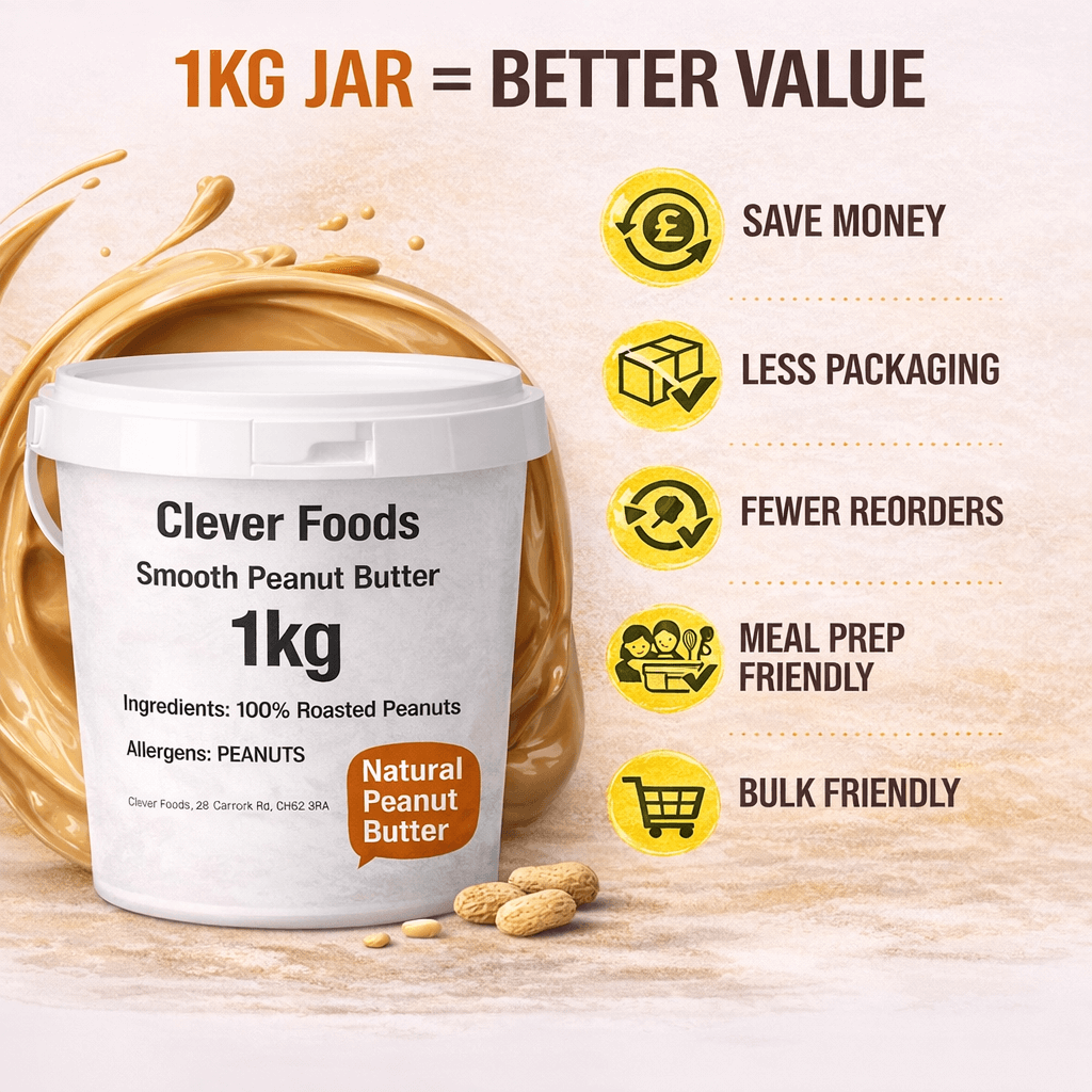 clever foods 1kg peanut butter benefits