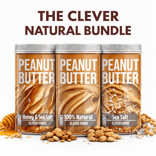 Natural peanut butter bundle clever foods