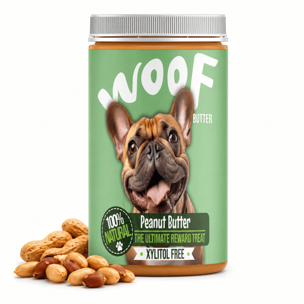 Woof Butter Peanut Butter for Dogs | 100% Natural Dog Treat